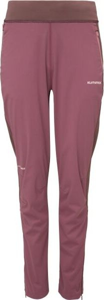 Dámské větruodolné kalhoty KLIMATEX Lavi No-Wind vínová Velikost: M