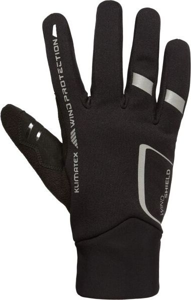 Unisex prstové rukavice KLIMATEX Gee černé Velikost: M