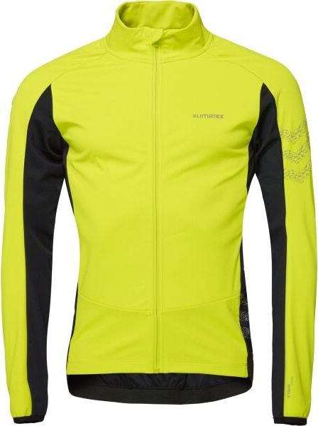 Pánská větruodolná cyklistická bunda KLIMATEX Madri světle zelená Velikost: XXL