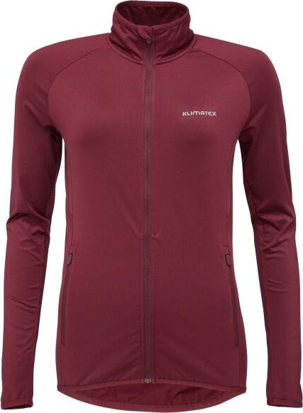 Dámská funkční mikina KLIMATEX Amaira vínová Velikost: L