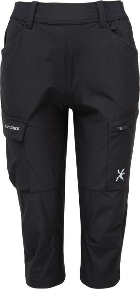 Dámské 3/4 outdoorové kalhoty KLIMATEX Voos černá Velikost: XL