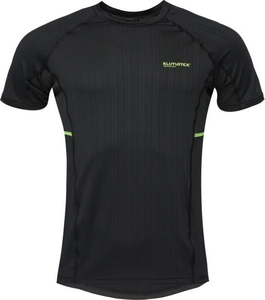 Pánské funkční triko KLIMATEX Mirre černé Velikost: L