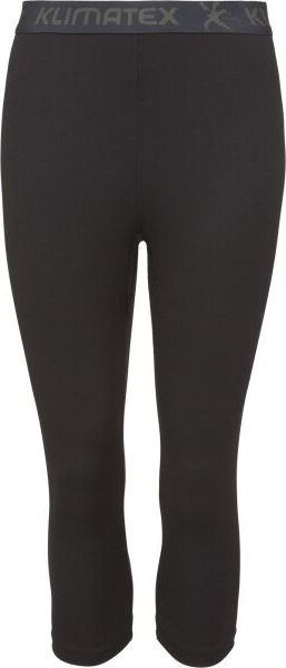 Dámské 3/4 spodky KLIMATEX Vetr Thermocool soft černé Velikost: XL