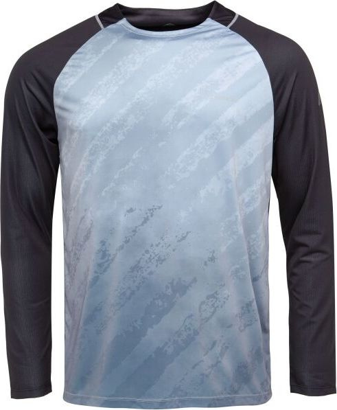 Pánské MTB triko KLIMATEX Barelli s dlouhým rukávem černá Velikost: 2XL