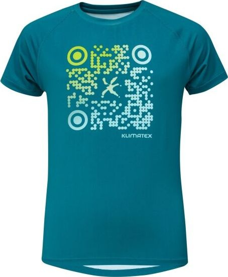 Dětské QuickDry funkční triko KLIMATEX Usain tmavě modrá Velikost: 158