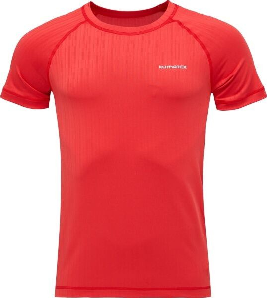 Pánské funkční triko KLIMATEX Bento červená Velikost: M