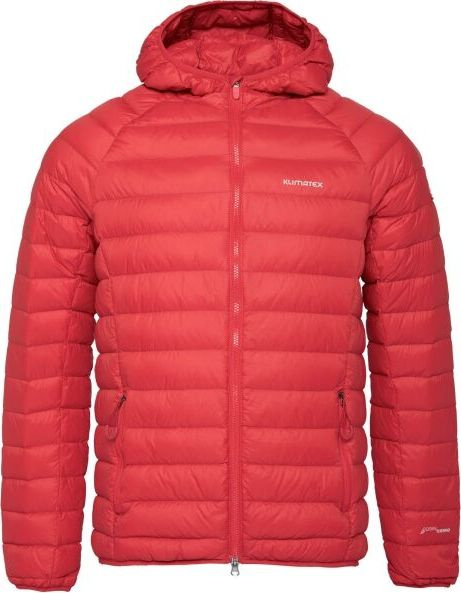 Pánská sbalitelná péřová bunda KLIMATEX Mayon Packable červená Velikost: 2XL