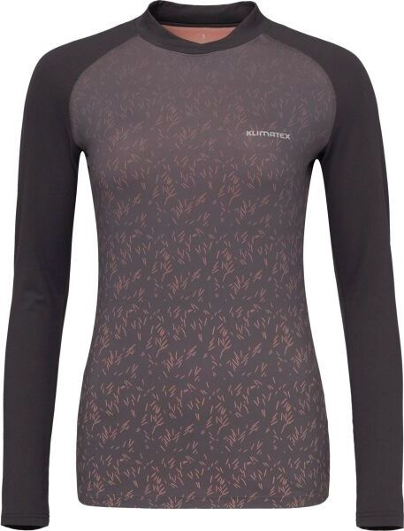 Dámské funkční triko s dlouhými rukávy KLIMATEX Etna černá Velikost: 2XL