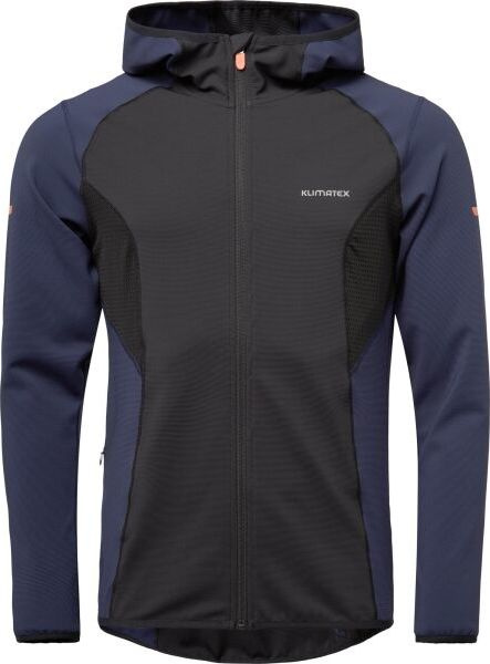 Pánská funkční mikina s kapucí KLIMATEX Alaric1 černá Velikost: 2XL