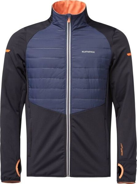 Pánská hybridní mikina KLIMATEX Asogi Prima černá Velikost: 2XL