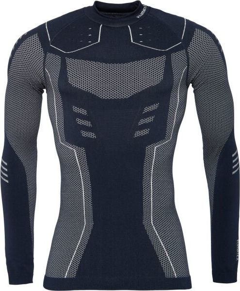 Pánské bezešvé termo triko KLIMATEX Raito Seamless tmavě modrá Velikost: XL/2XL