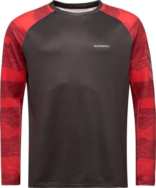 Pánské MTB triko KLIMATEX Shelob Warm černá Velikost: 3XL