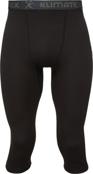 Pánské 3/4 funkční spodky KLIMATEX Doner černé Velikost: 3XL