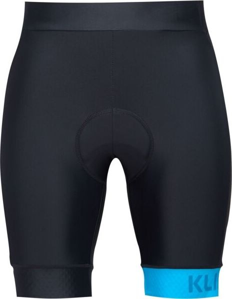 Pánské cyklošortky KLIMATEX Pello černá/modrá Velikost: 2XL