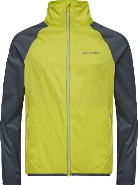 Dětská ultralehká sbalitelná bunda KLIMATEX Perri Packable světle zelená Velikost: 122
