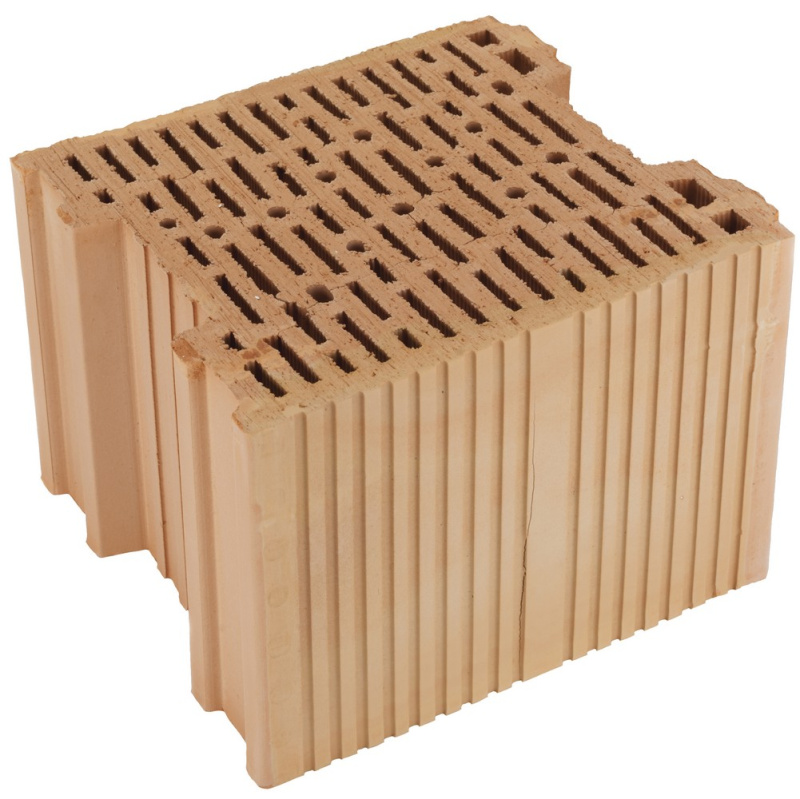 Cihla akustická HELUZ AKU 30/33,3 MK P20 s maltovou kapsou 333×300×238 mm