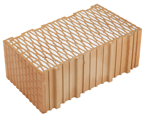 Cihla broušená Heluz 44 N 2in1 doplňková P10 247×440×166 mm