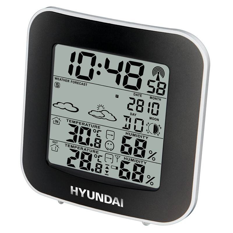 Meteorologická stanice Hyundai WS 8236 černá/stříbrná Varianta: ivi1
