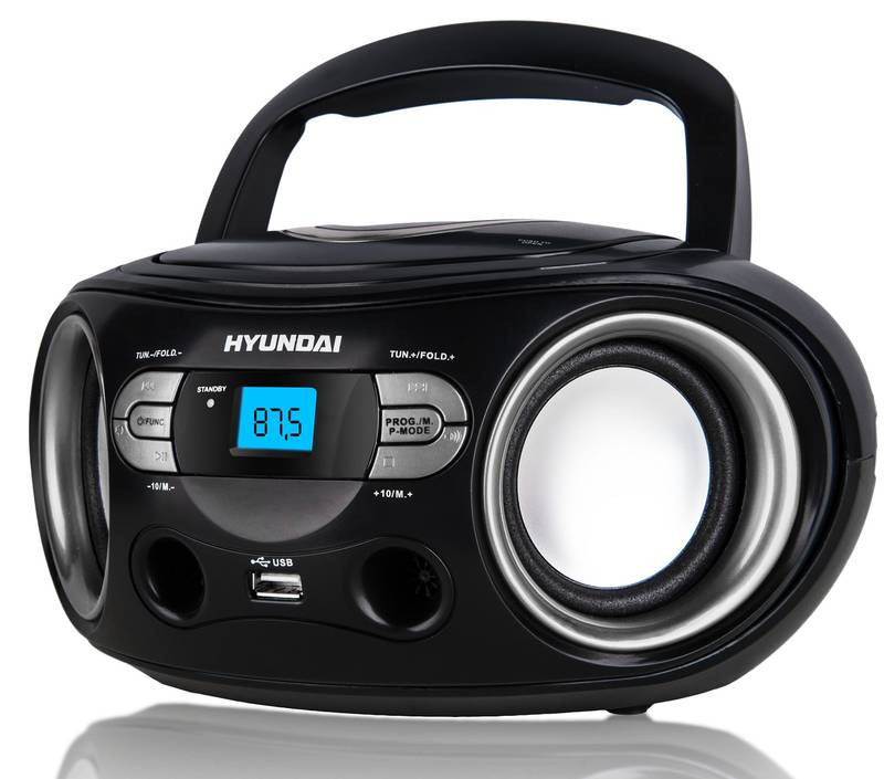 Radiopřijímač s CD Hyundai TRC 533 AU3BS / černá / stříbrná Varianta: ivi1