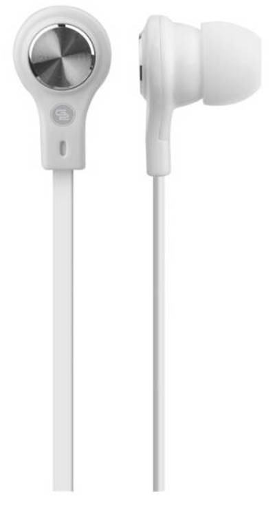 Sluchátka GoGEN EC 21W / 20-20000 Hz / 3,5 mm Jack / 105 dB / bílá Varianta: ivi1