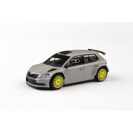 Abrex Škoda Fabia III R5 (2015) 1:43 - Šedá Steel Uni