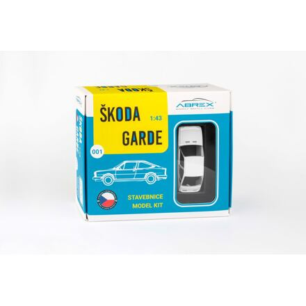 Abrex Škoda Garde (1982) 1:43 - Bílá Ledová - Stavebnice