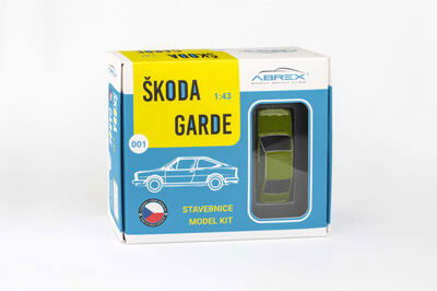 Abrex Škoda Garde (1982) 1:43 - Zelená Olivová - Stavebnice