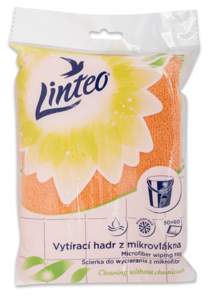 Linteo - vytírací hadr z mikrovlákna - 50 × 60 cm