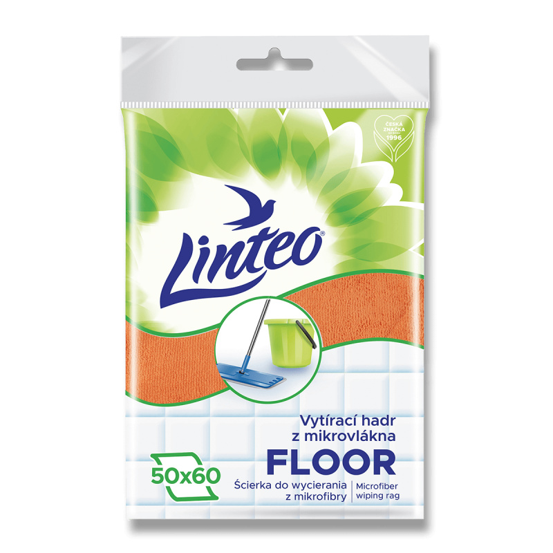 Linteo - vytírací hadr z mikrovlákna - 50 × 60 cm