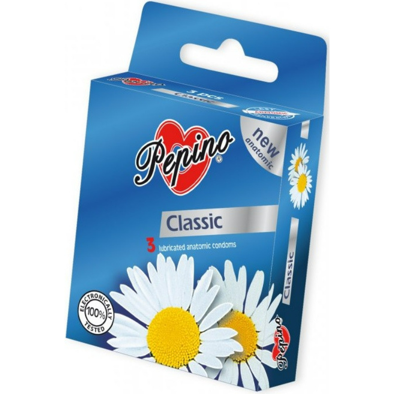 PEPINO Kondomy Classic 3 kusy