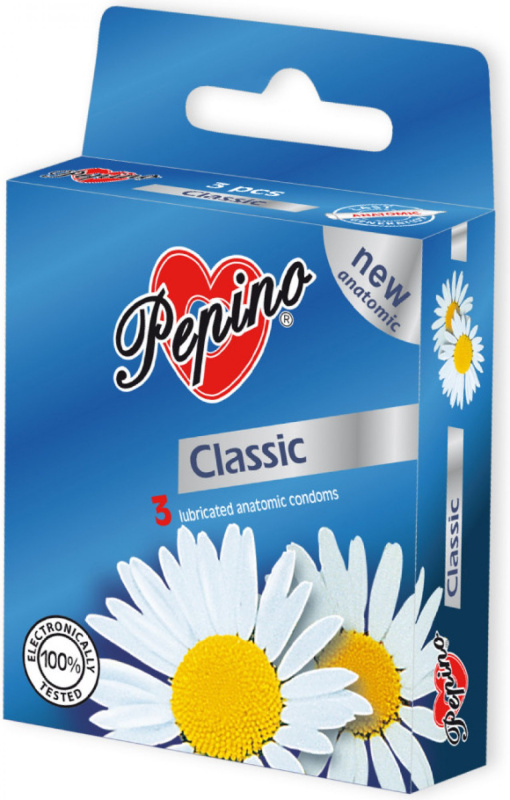 PEPINO Kondomy Classic 3 kusy