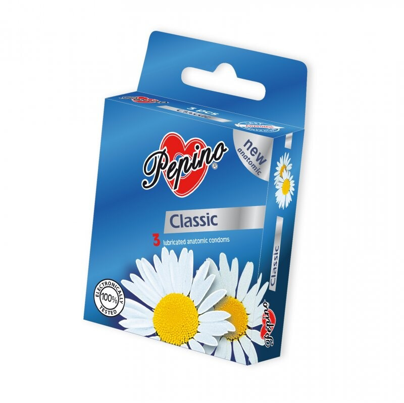 PEPINO Kondomy Classic 3 kusy
