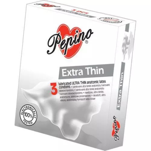 PEPINO Kondomy Extra Thin 3 kusy