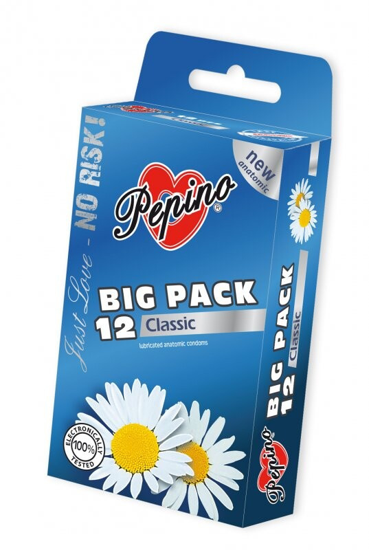PEPINO Classic Big pack pánské kondomy 12 kusů