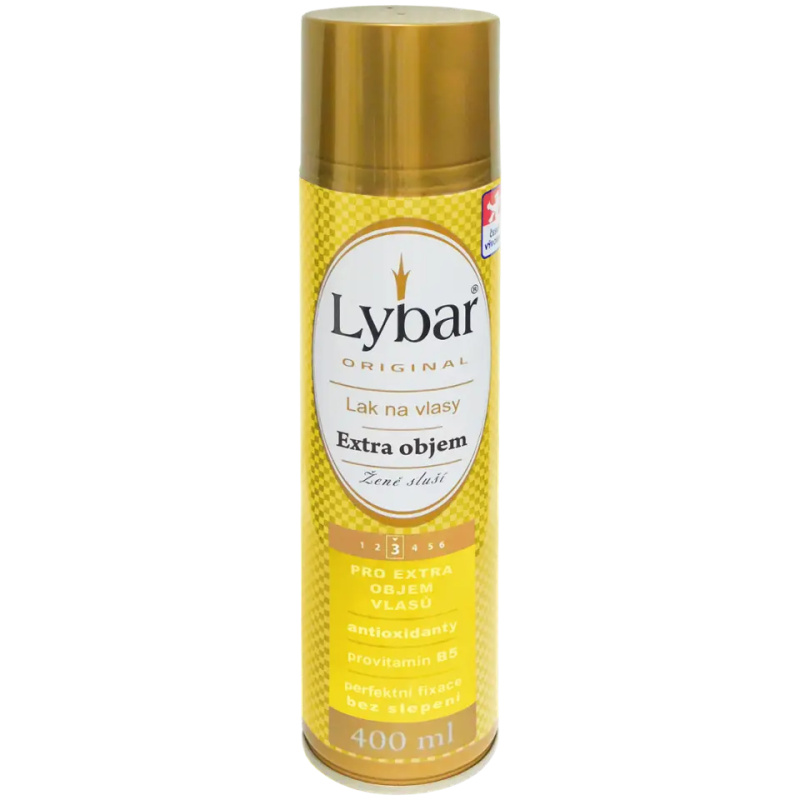 Lybar Lak na vlasy Extra Volume 400 ml