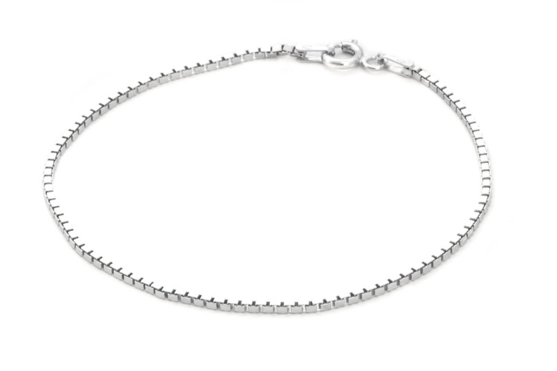 Beneto Exclusive Stylový stříbrný náramek Kostka/Venezia AGB196 18 cm