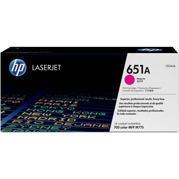 HP CE343A Purpurová
