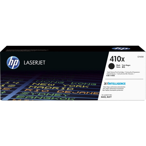 HP CF410X č. 410X Černá