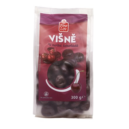 Fine Life Višně v hořké čokoládě 300 g