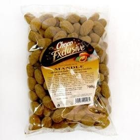 POEX Choco Exclusive Mandle v mléčné čokoládě a skořici 700 g