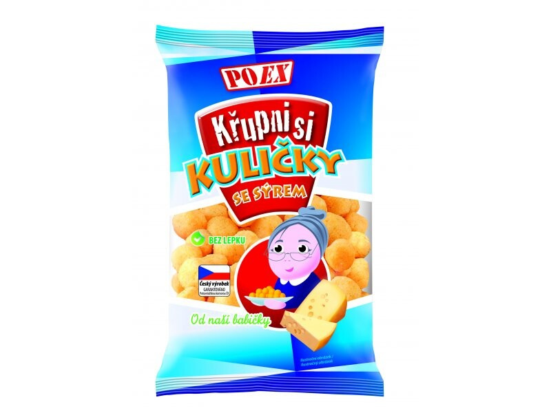 POEX Křupni si Kuličky se sýrem bez lepku 120 g