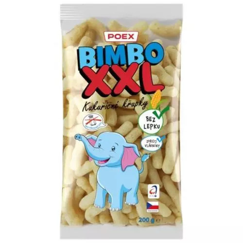 Poex kukuřičné křupky bimbo xxl 200g