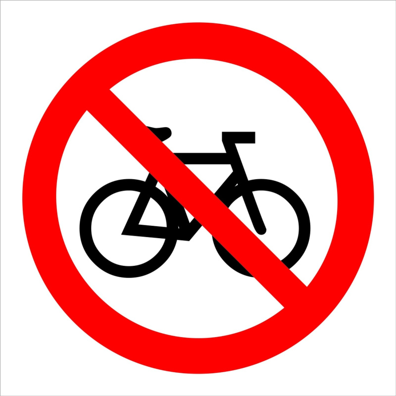 Zákaz vstupu s koly - symbol