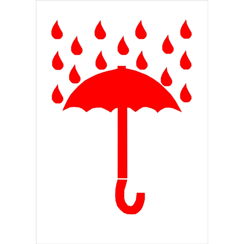 Tabulka Chránit před vlhkem 105 mm x 74 mm