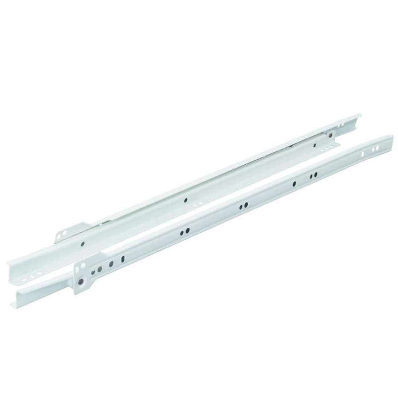 Rolničkový výsuv 550mm, bílý, 20kg