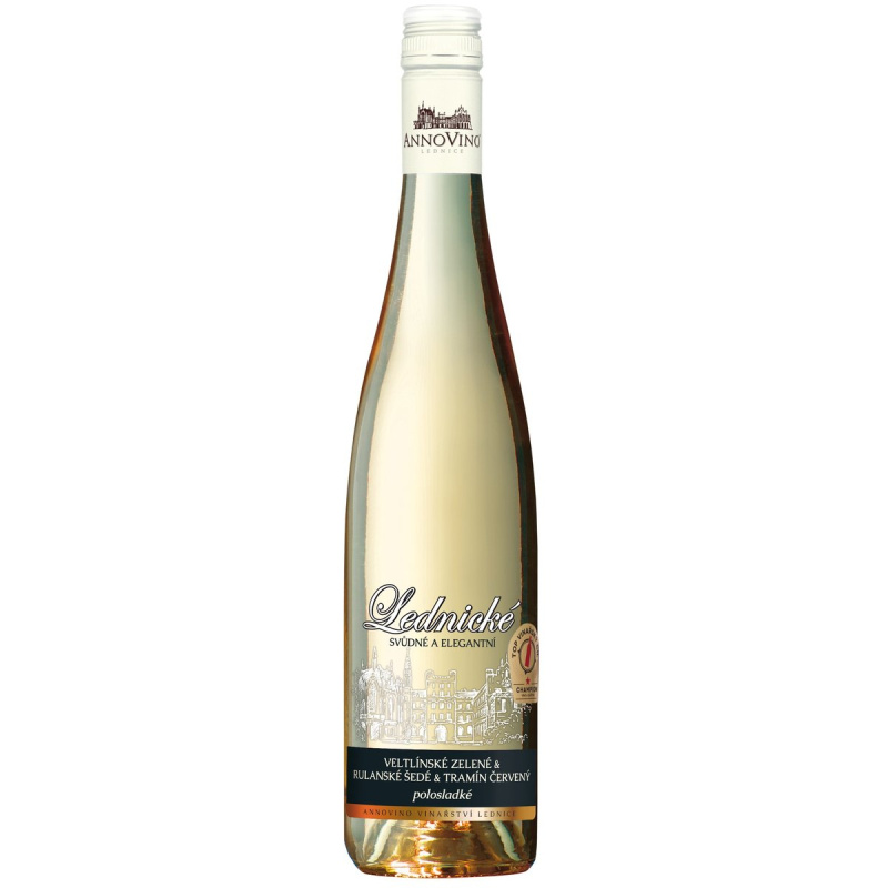 Lednické Cuvée Veltlínské zelené & Tramín červený & Rulandské šedé
