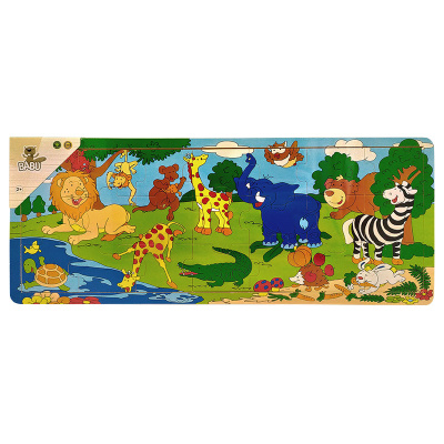 Hm Studio Deskové puzzle Zoo 21 dílů