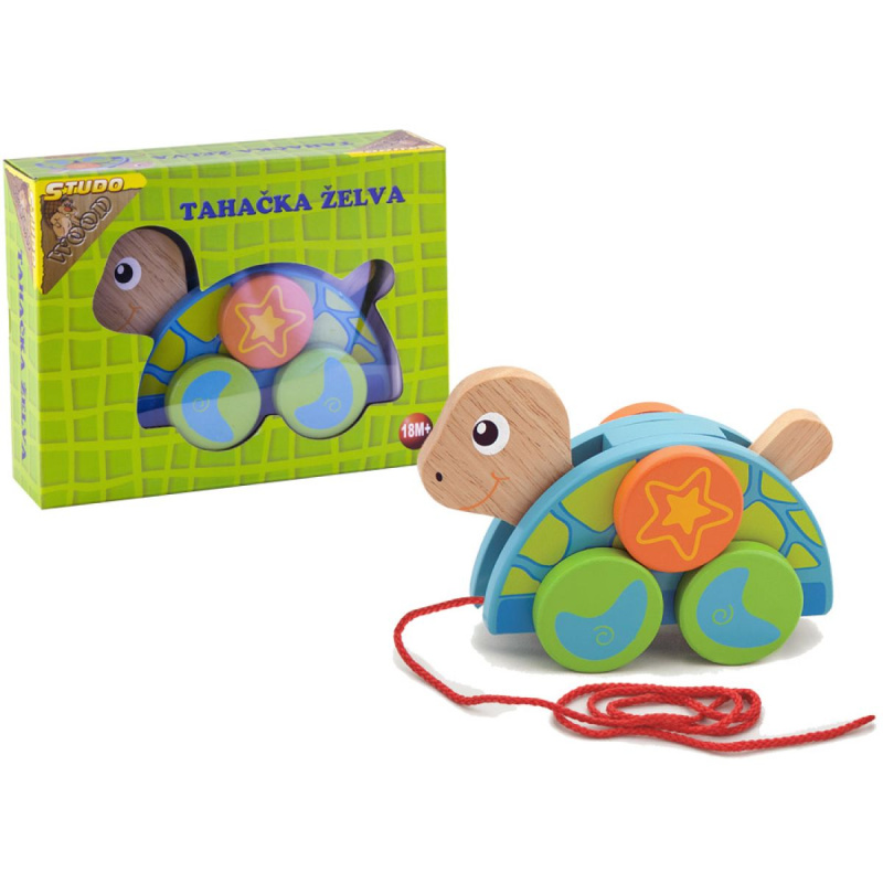 Studo Wood Tahací želva