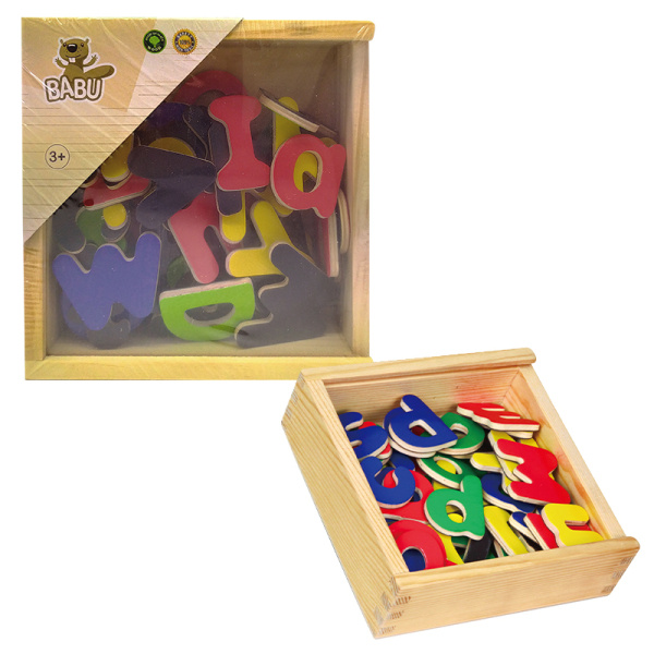 Studo Wood Magnetky písmena 52ks