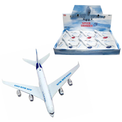 HM Studio Cars Kovový model Civilní letadlo 18cm